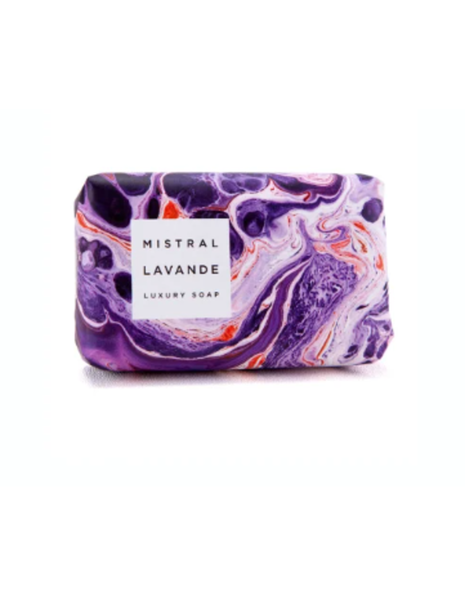 Mistral Travel Size Marble Luxe Bar Soap in Lavender