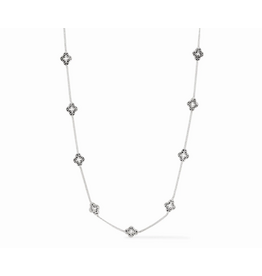 Julie Vos Florentine Demi Delicate Station Necklace in Silver by Julie Vos