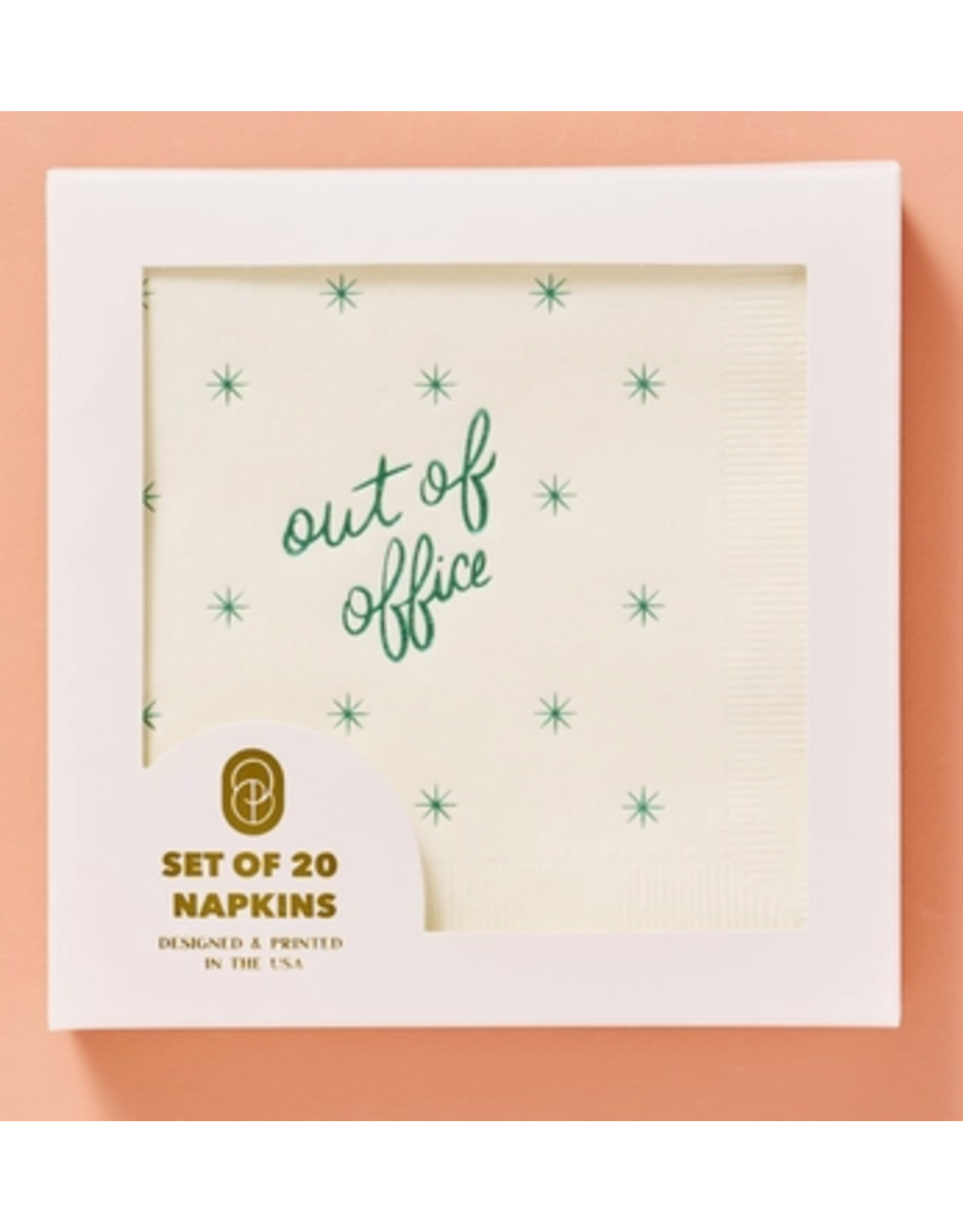 One and Only Paper Out of Office Cocktail Napkins
