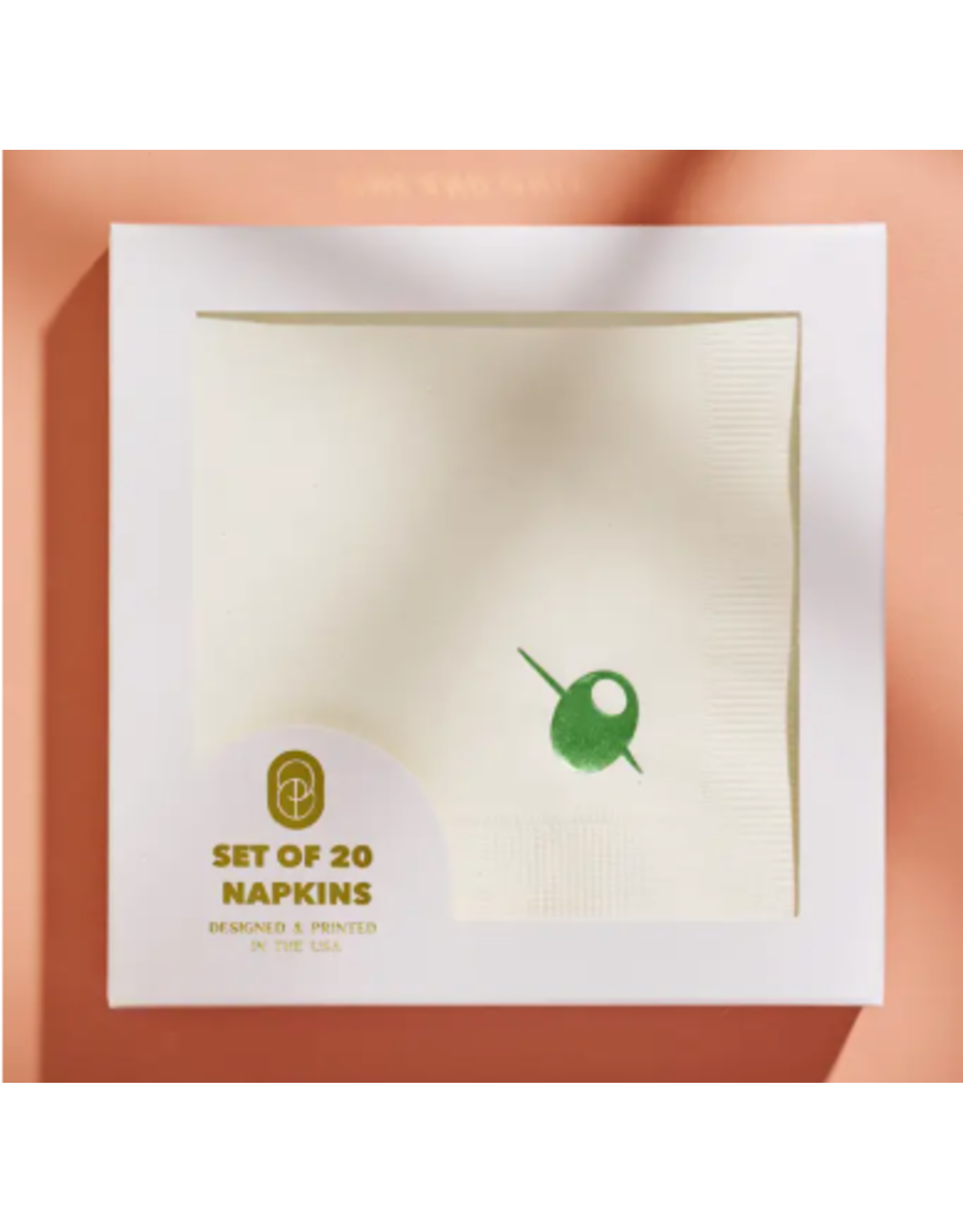 One and Only Paper Olive Cocktail Napkins