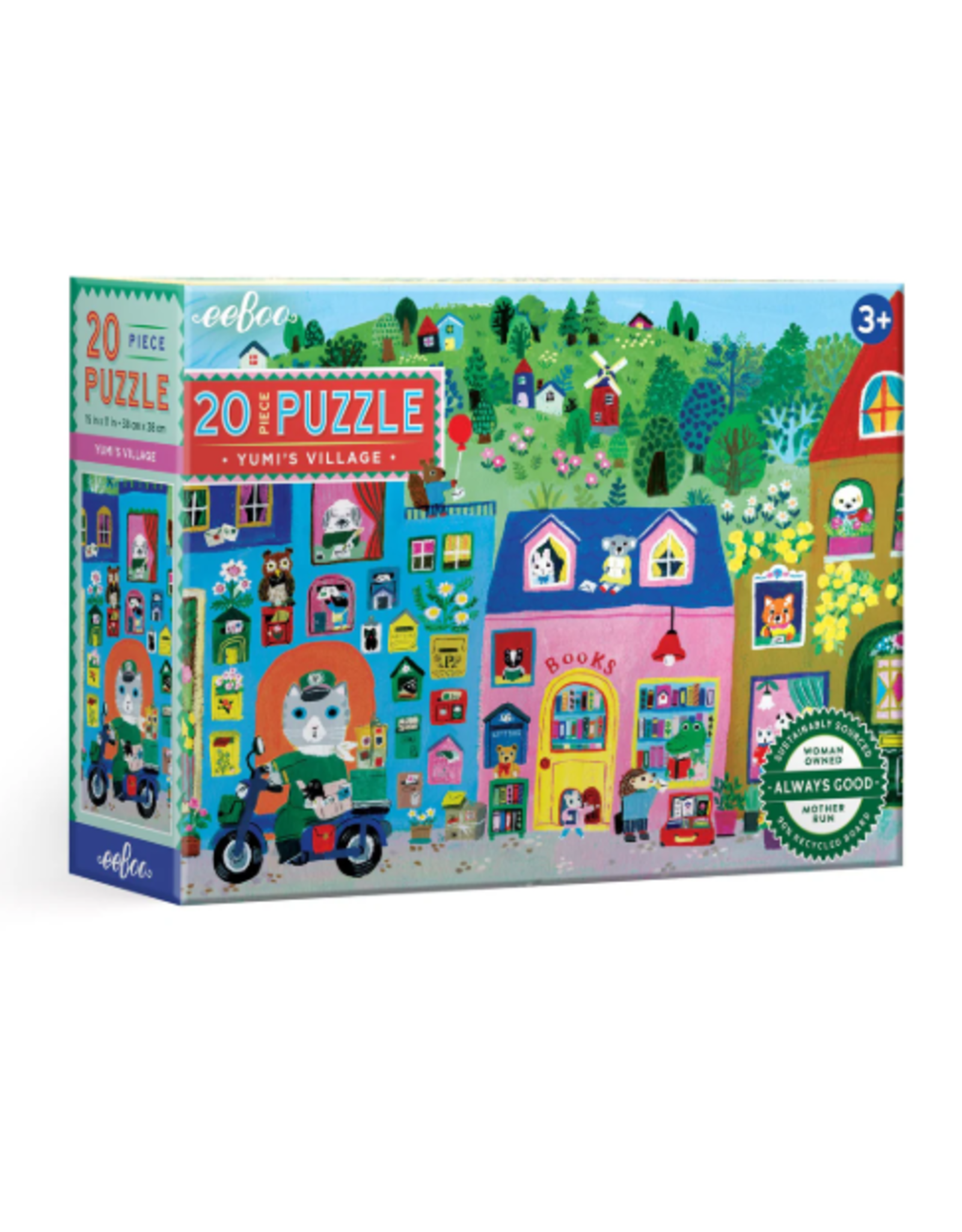 eeBoo Yumi's Village Puzzle