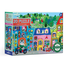 eeBoo Yumi's Village Puzzle