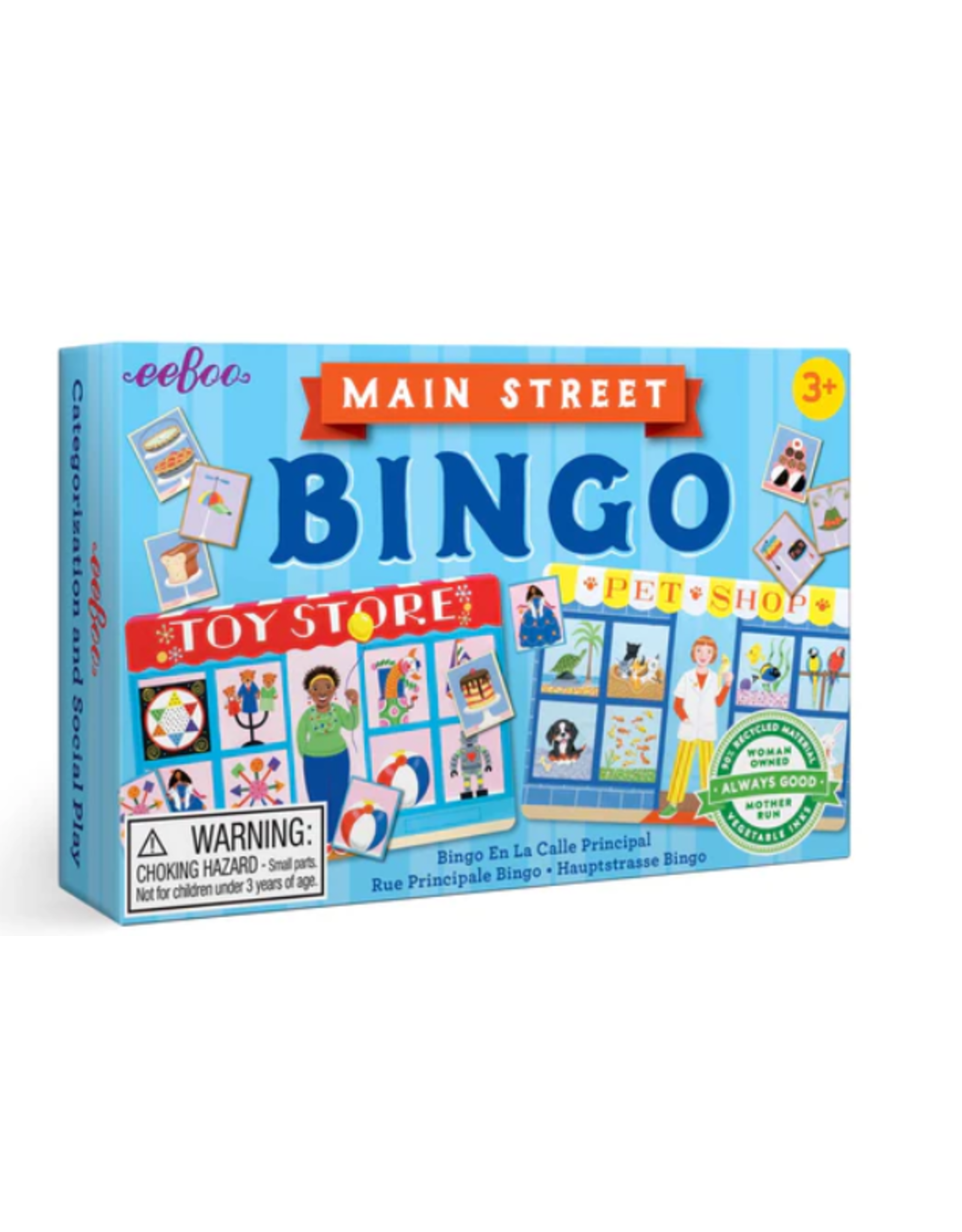 eeBoo Main Street Bingo Game
