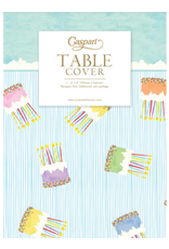 Caspari Paper Table Cover in Cake Frosting