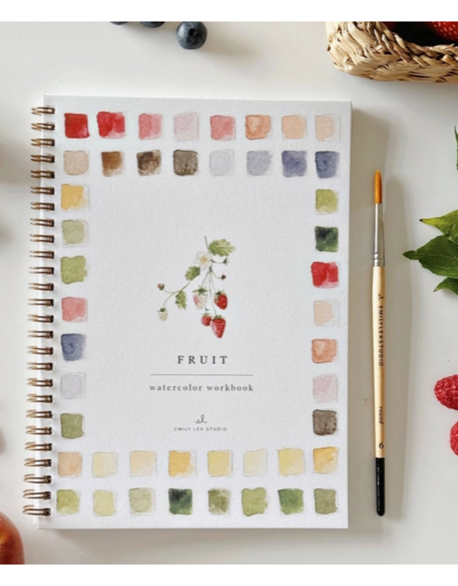 Emily Lex Studio Fruit Watercolor Workbook