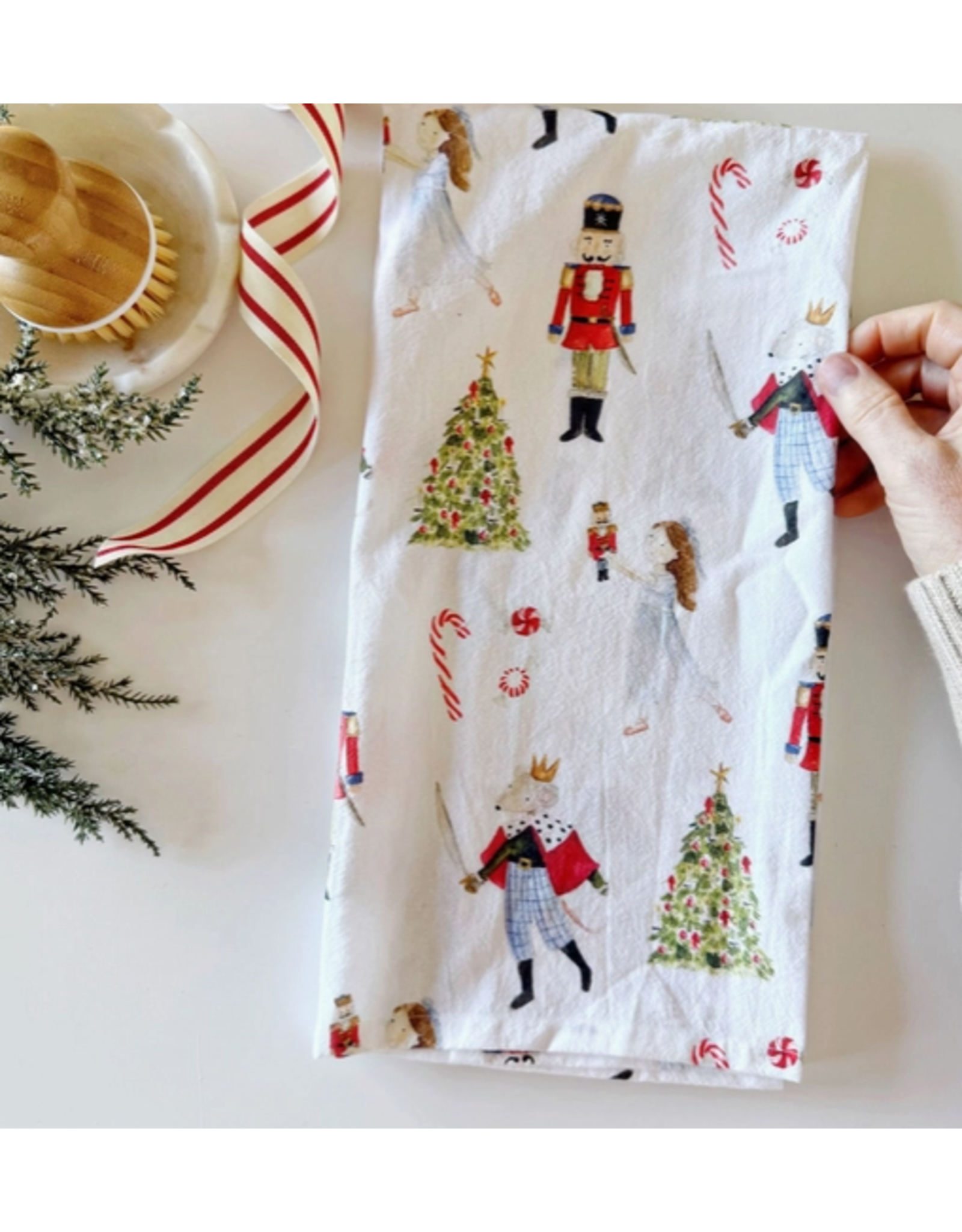 Emily Lex Studio Nutcracker Tea Towel