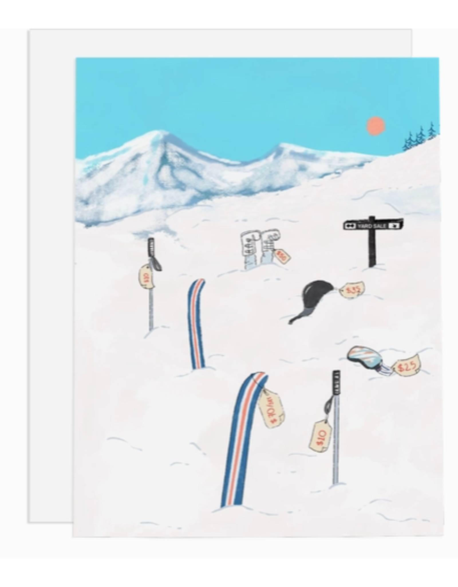 Ramus & Co Ski Yard Sale Card