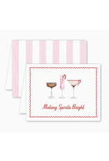 Dogwood Hill Pink Peppermint Spirits Card