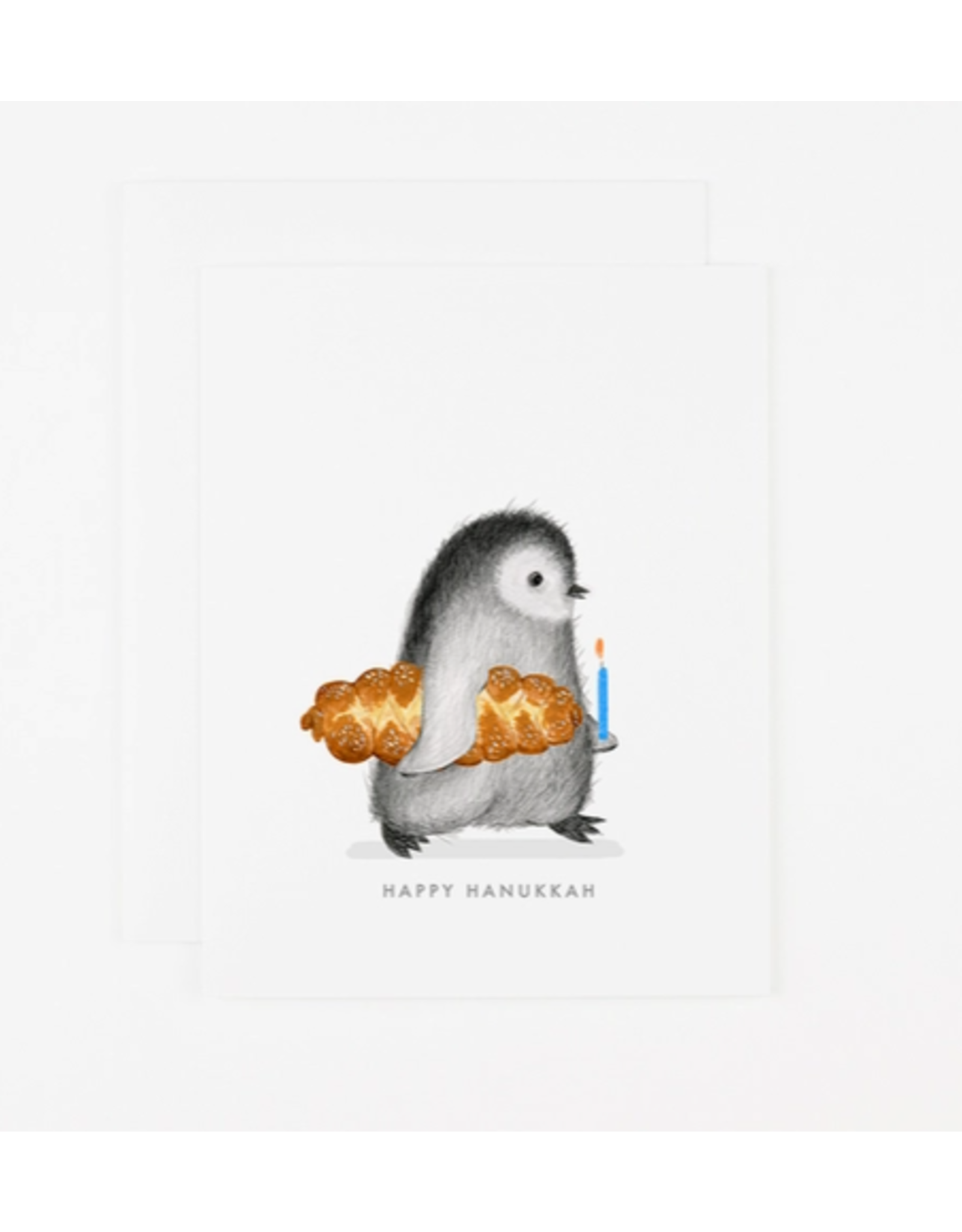 Dear Hancock Hanukkah Penguin Card