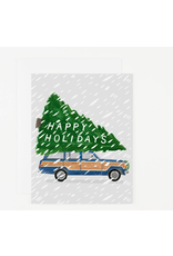 Dear Hancock Happy Holidays Wagoneer Card