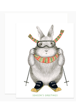 Dear Hancock Ski Bunny Card