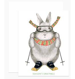 Dear Hancock Ski Bunny Card