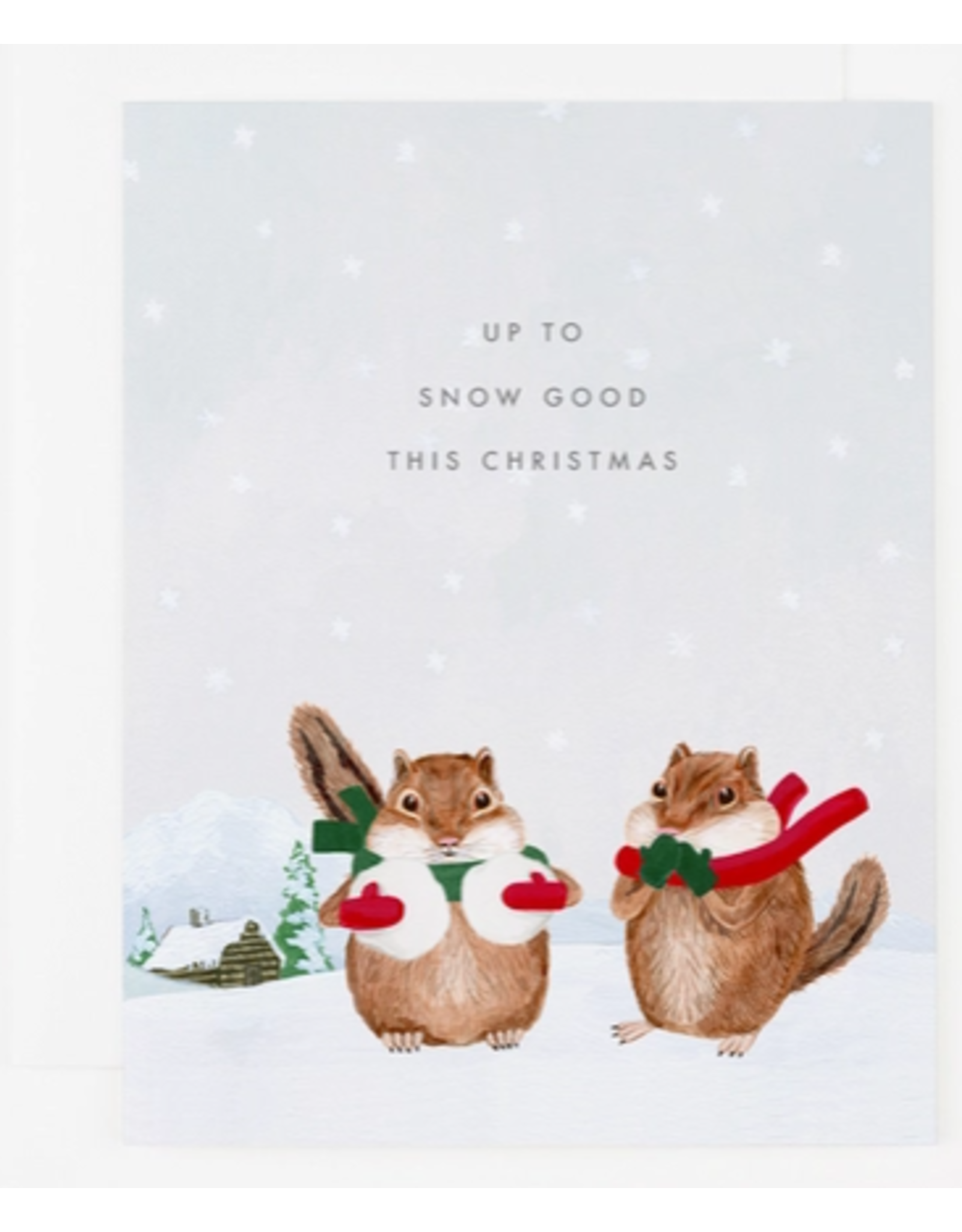 Dear Hancock Up to Snow Good Christmas Card