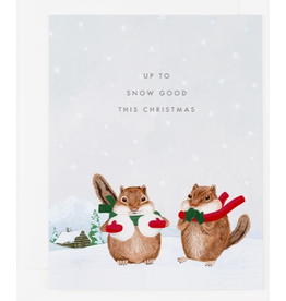 Dear Hancock Up to Snow Good Christmas Card