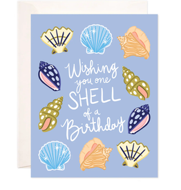 Bloomwolf Studio Shell of a Birthday Card