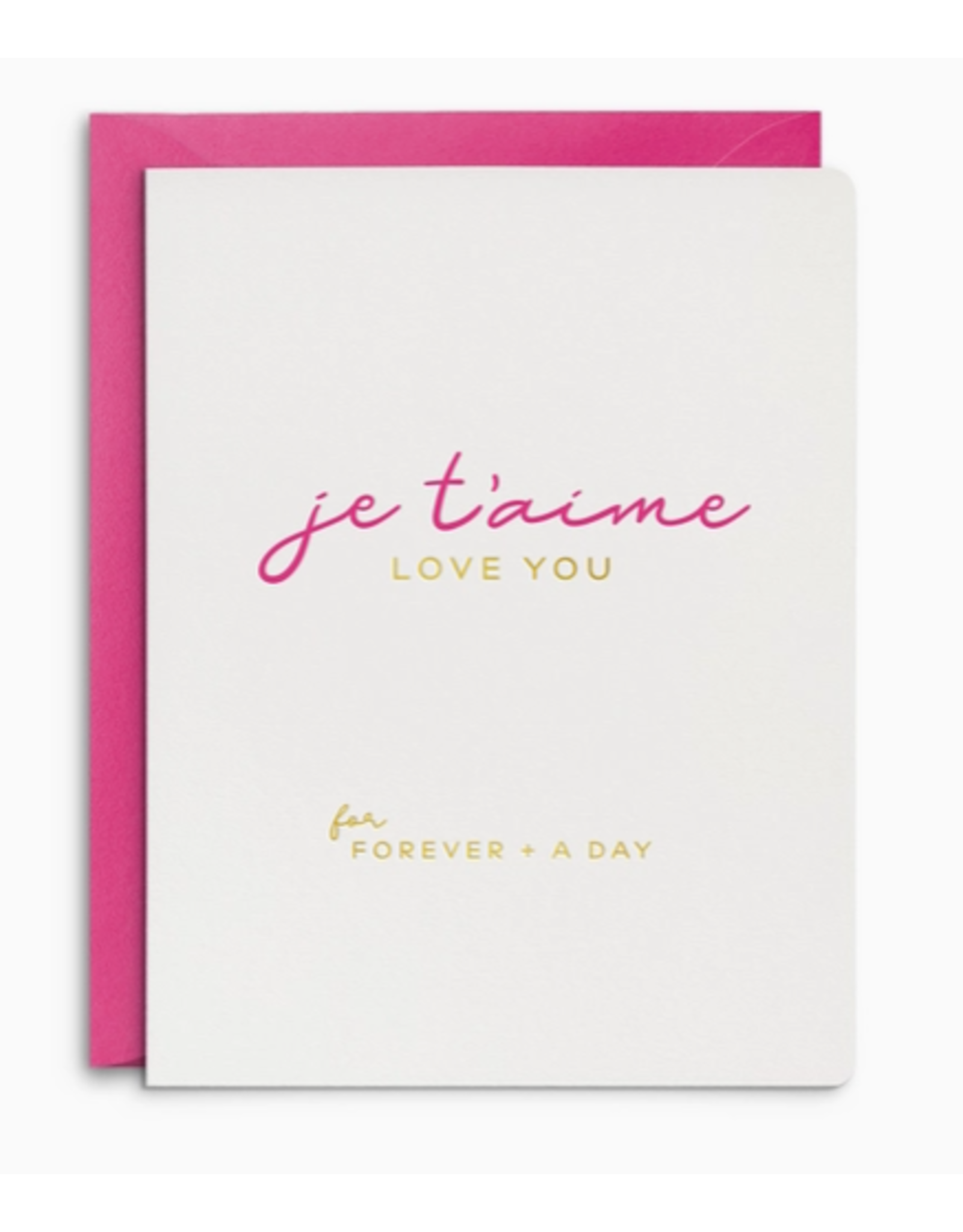 Smitten on Paper Je'Taime Greeting Card