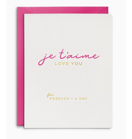 Smitten on Paper Je'Taime Greeting Card