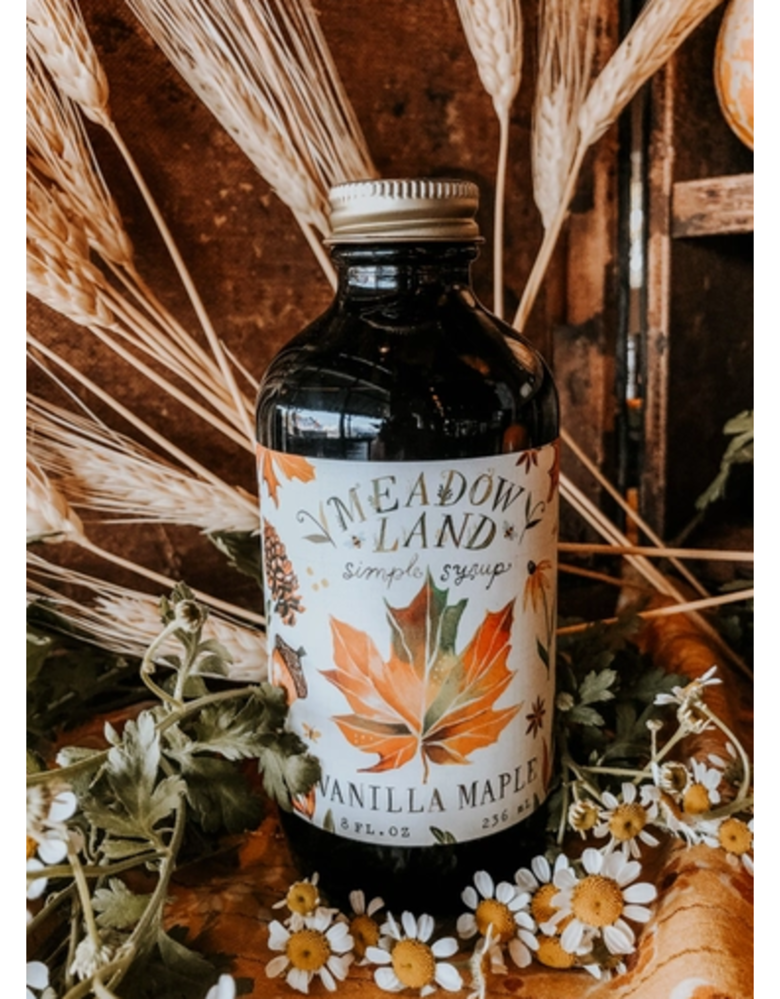 Meadowland Syrup Vanilla Maple Simple Syrup