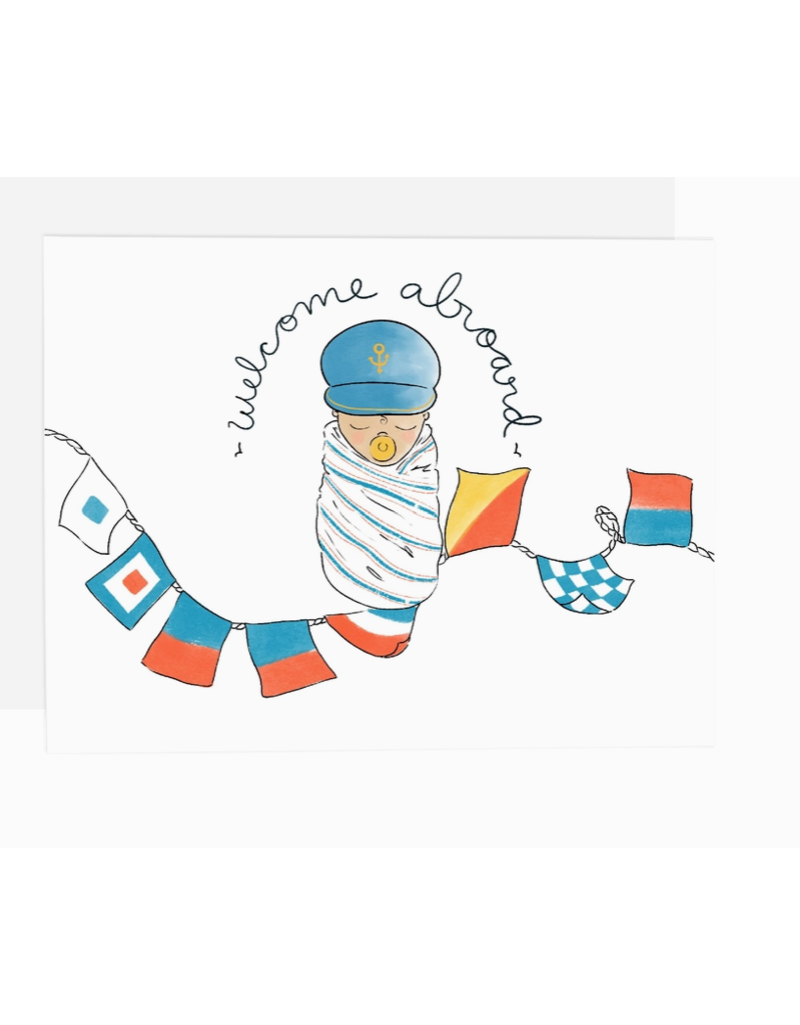 Ramus & Co Welcome Aboard Baby Card