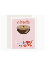 Slightly Stationery Espresso Tini Bit Older Birthday Card