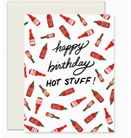 Slightly Stationery Hot Stuff Bottles Birthday Card