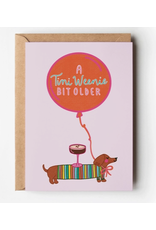 The Shelley Society Tini Weenie Bit Older Espresso Martini Birthday Card