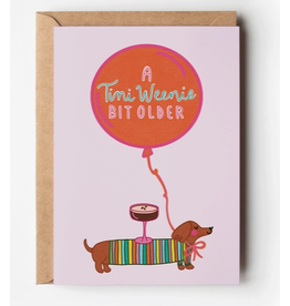 The Shelley Society Tini Weenie Bit Older Espresso Martini Birthday Card