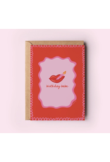 The Shelley Society Birthday Babe Lipstick Card