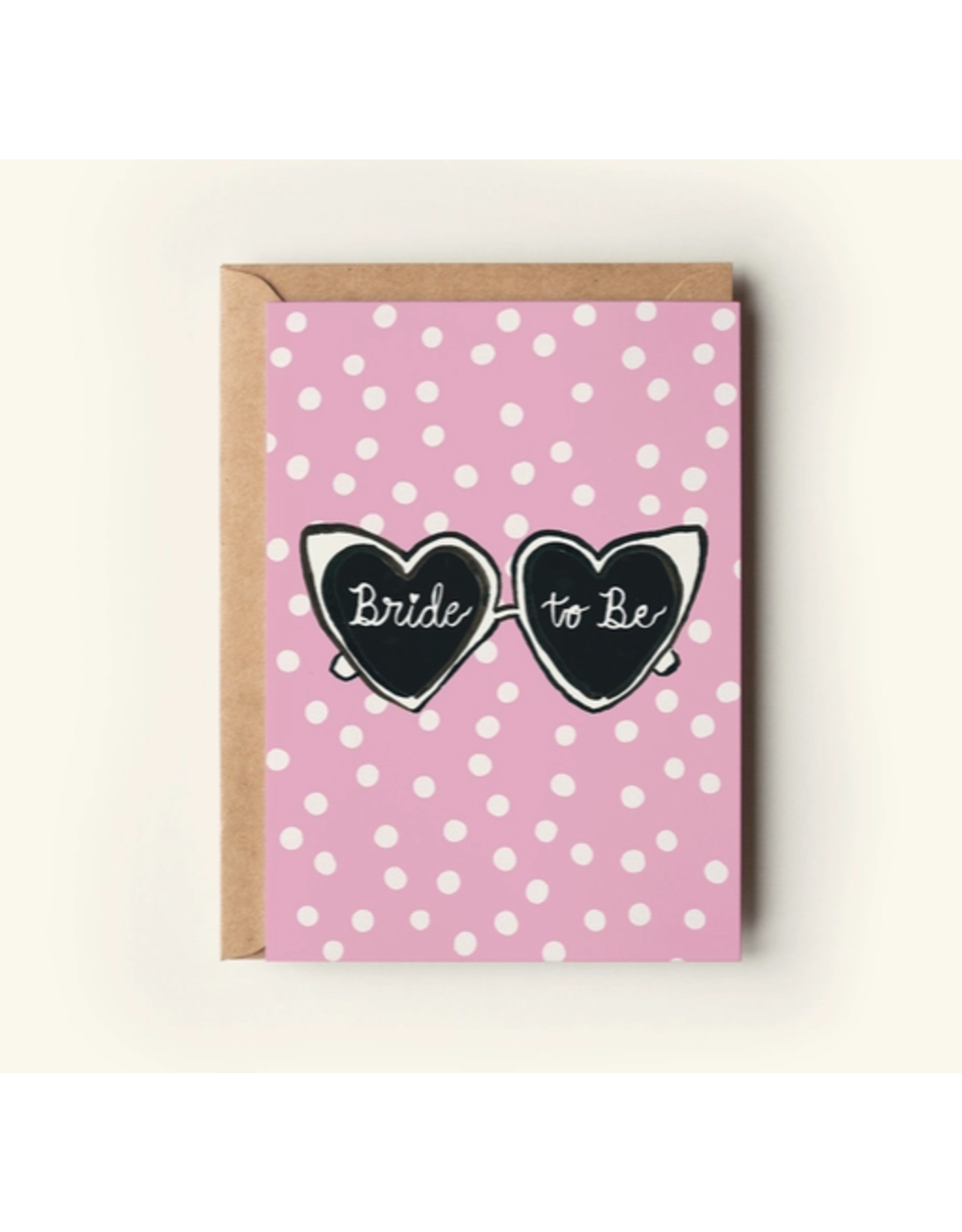 The Shelley Society Bride to Be Sunglasses Card