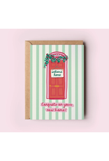 The Shelley Society New Home Red Door Card