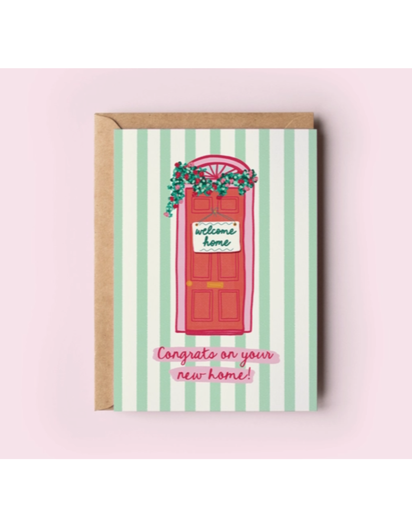 The Shelley Society New Home Red Door Card