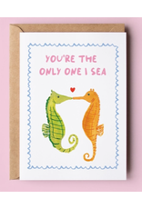 The Shelley Society Only One I Sea Horse Card