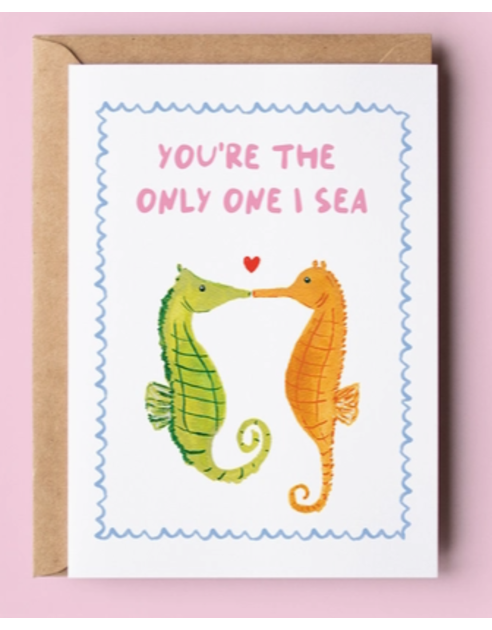 The Shelley Society Only One I Sea Horse Card