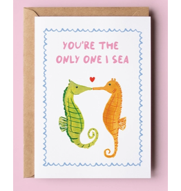 The Shelley Society Only One I Sea Horse Card