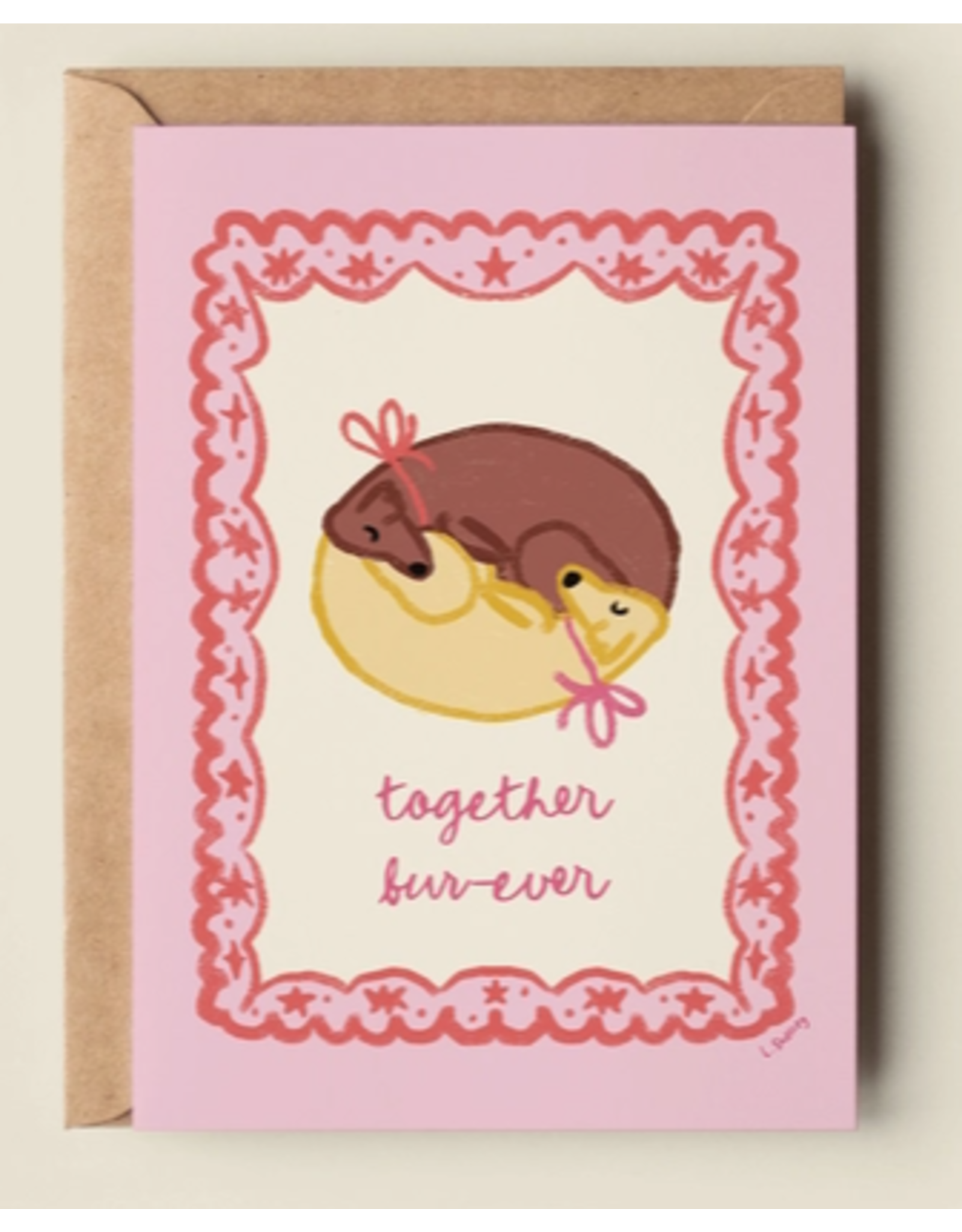 The Shelley Society Together Fur Ever Love Card