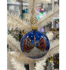 Decor Shop at Junebug Hand Painted Monument Globe Ornament