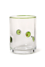 Tabletop Shop at Junebug Double Old Fashion Glass in Olives