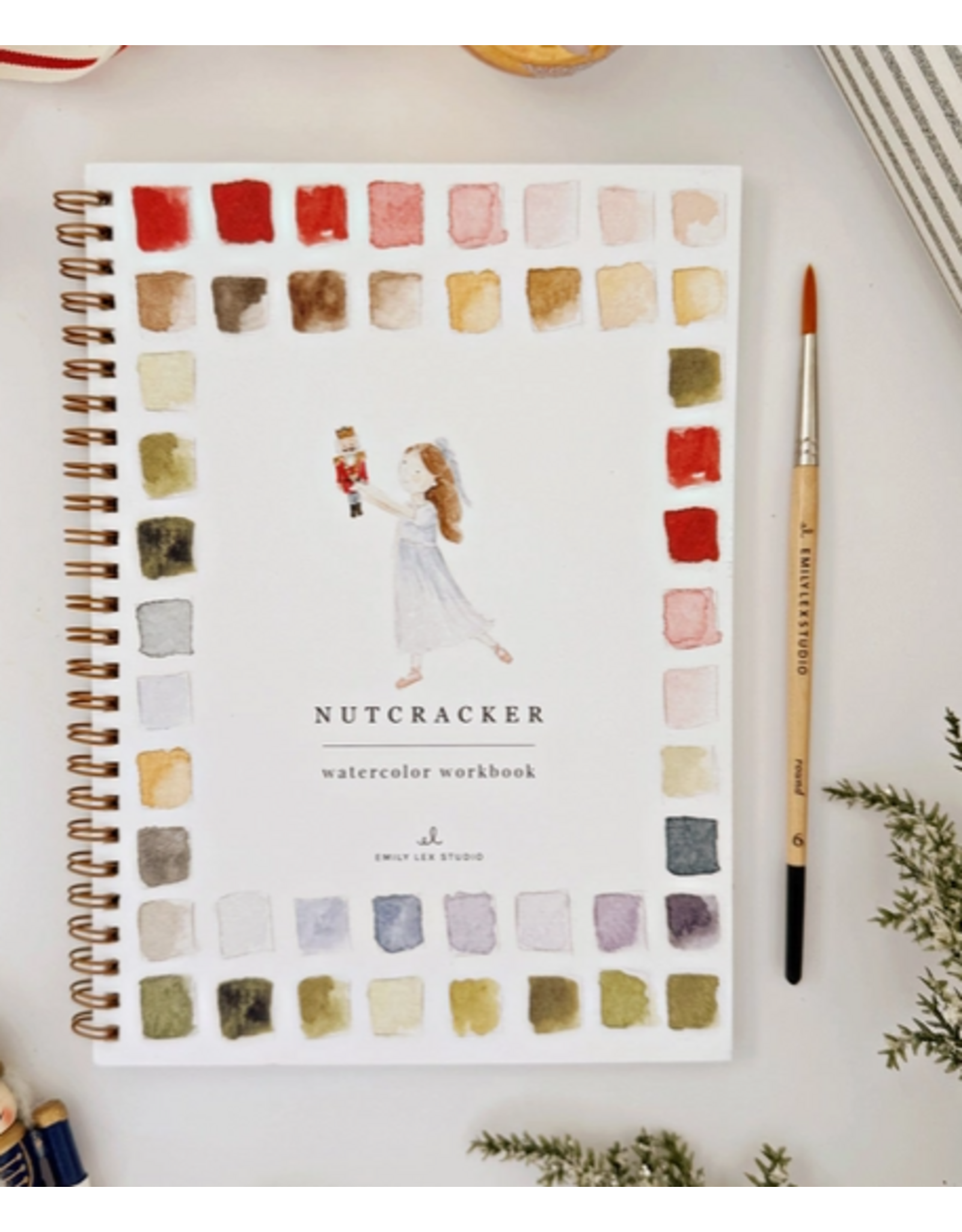 Emily Lex Studio Nutcracker Watercolor Workbook