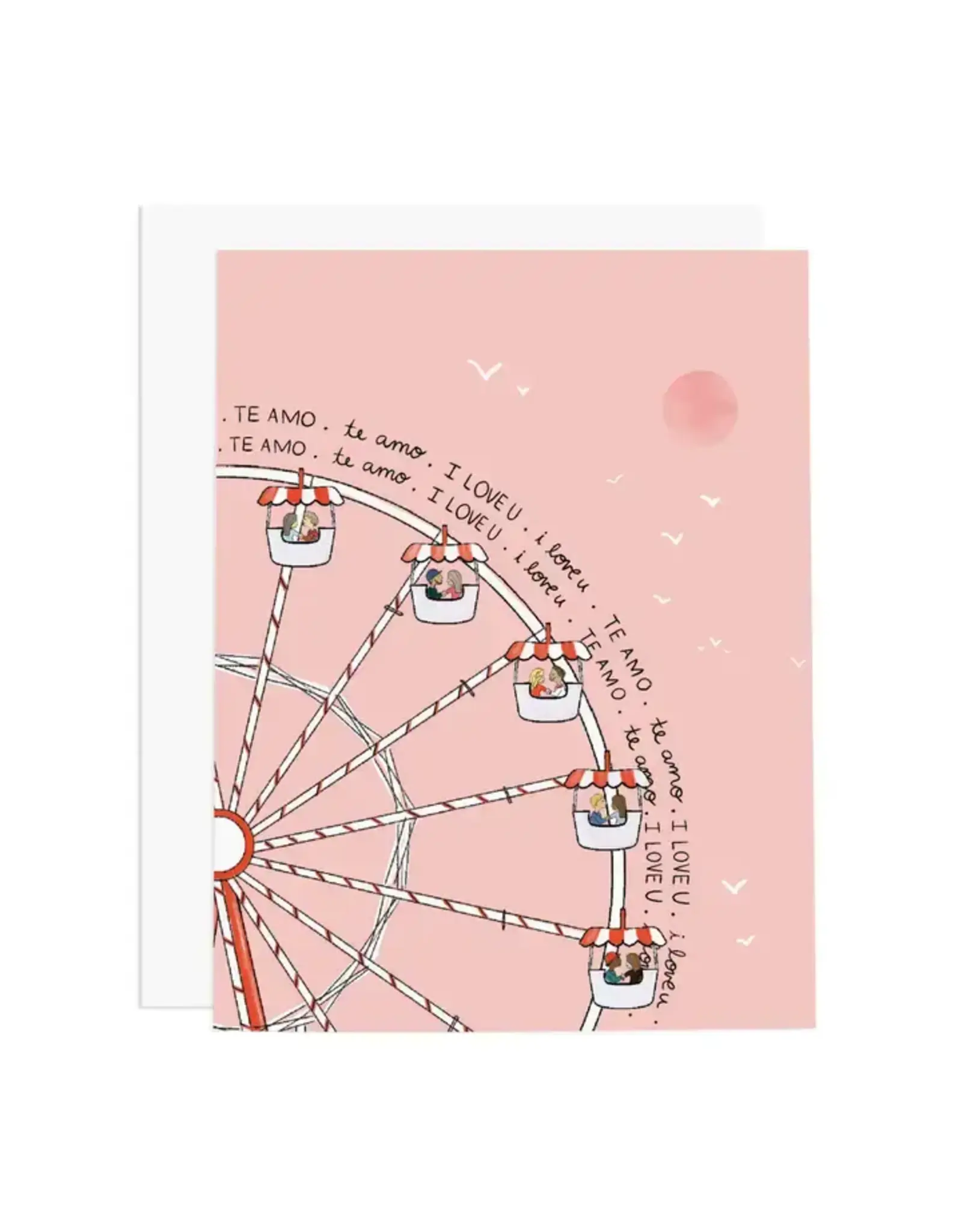 Ramus & Co Ferris Wheel Te Amo Card