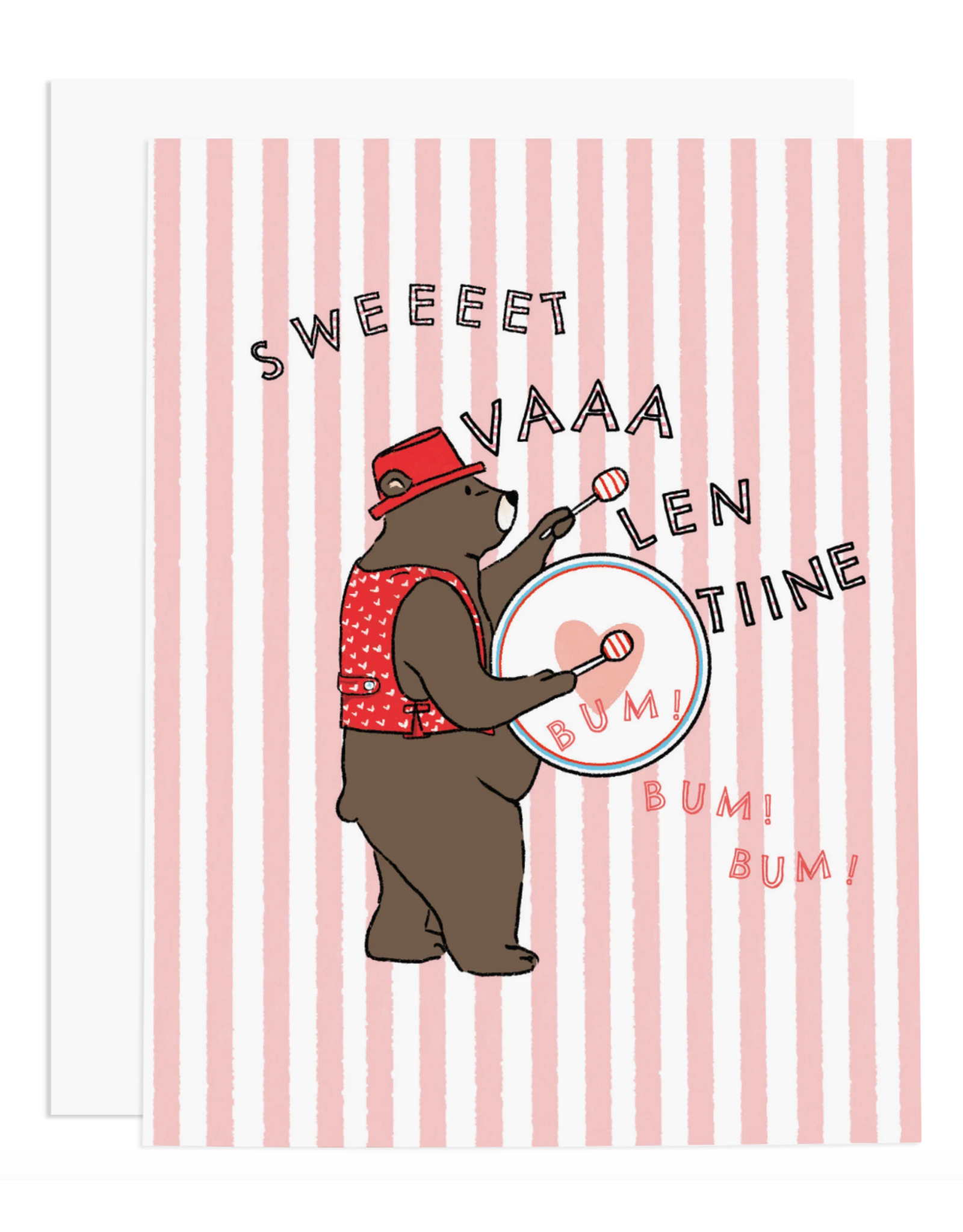 Ramus & Co Sweet Valentine Bear Song Card