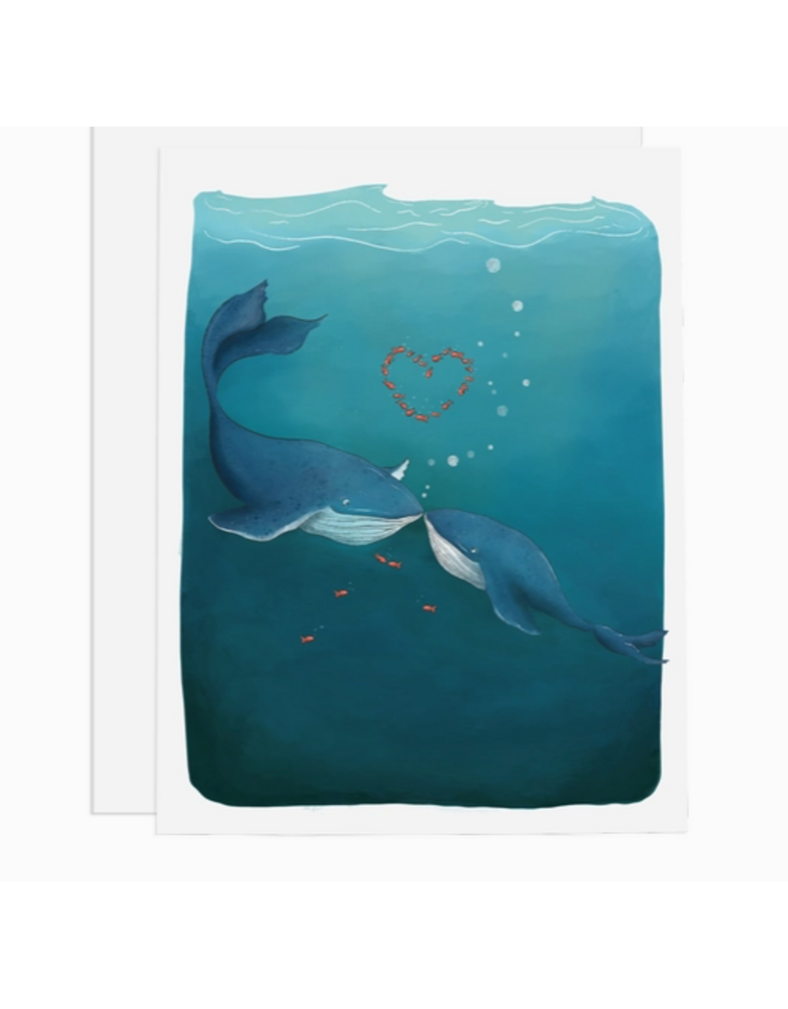 Ramus & Co Whales in Love Card