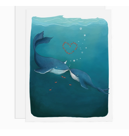 Ramus & Co Whales in Love Card
