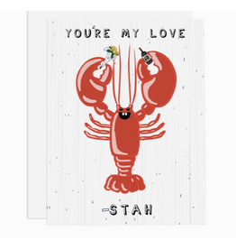 Ramus & Co Love Stah Lobster Card
