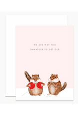 Dear Hancock Too Immature to Get Old Card