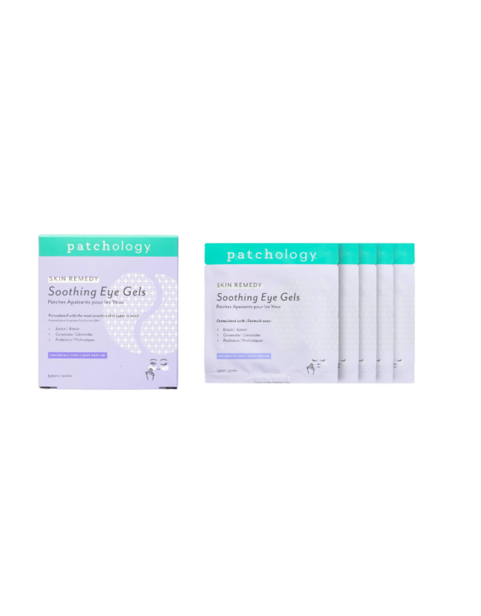 Patchology Skin Remedy Soothing Eye Gel 5 Pack Box