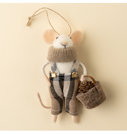 Decor Shop at Junebug Tartan Tim Wool Felt Mouse