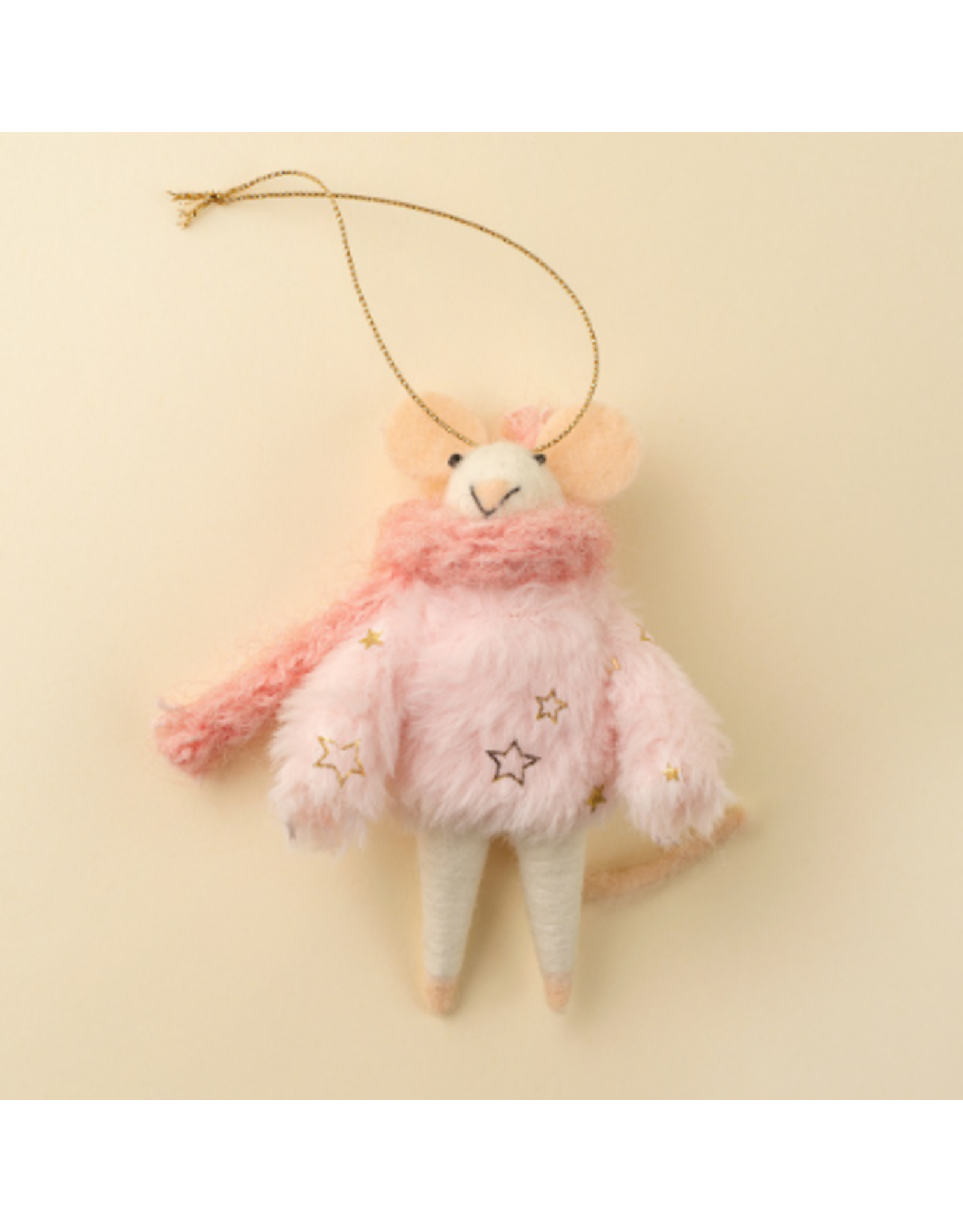 Decor Shop at Junebug Blizzard Bella Wool Felt Mouse