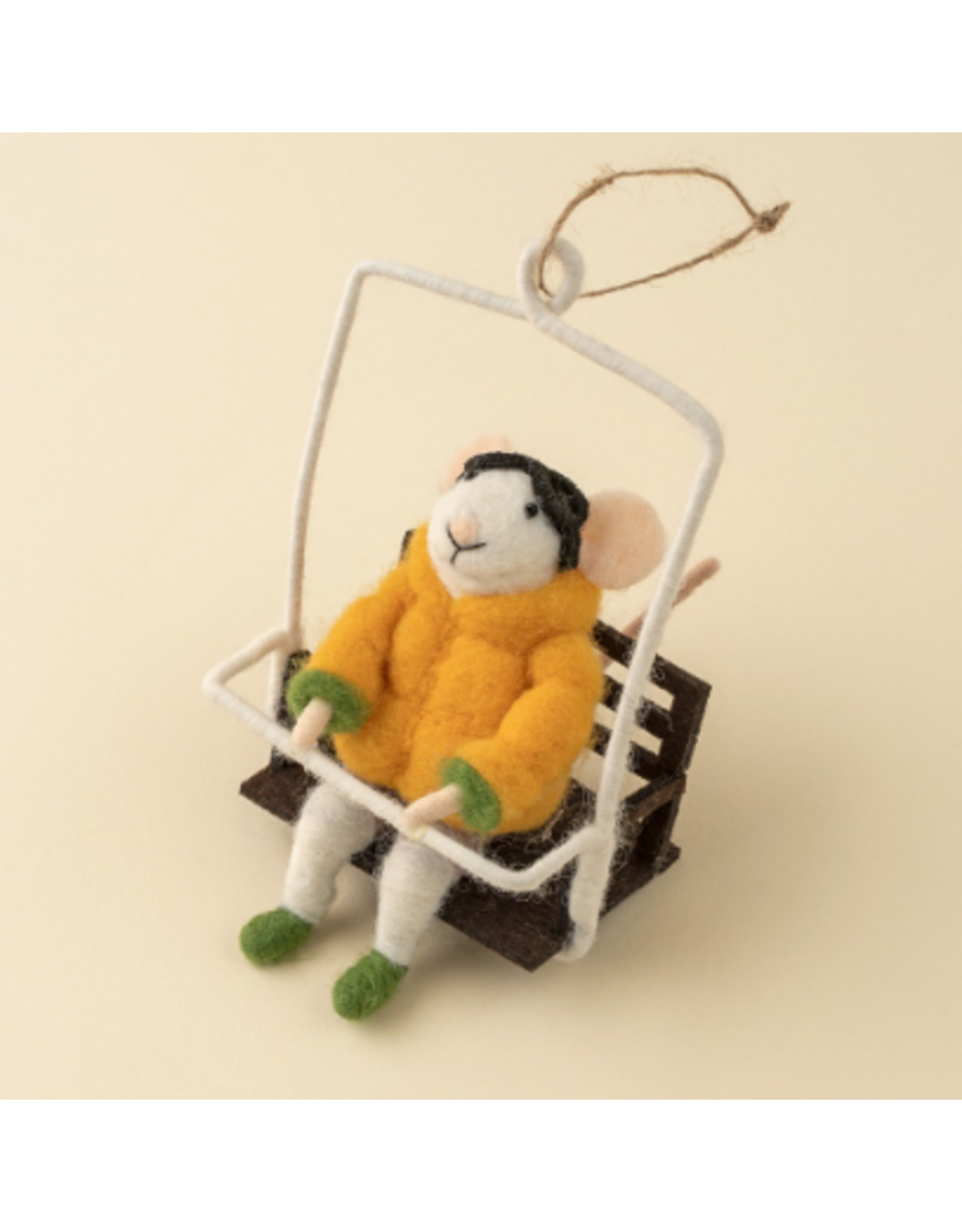 Decor Shop at Junebug Chairlift Charlie Wool Felt Mouse