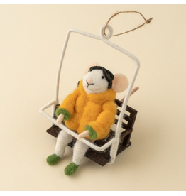Decor Shop at Junebug Chairlift Charlie Wool Felt Mouse