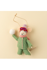Decor Shop at Junebug Snowball Sarah Wool Felt Mouse